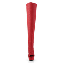 Cargar imagen en el visor de la galería, Tacones Pleaser DELIGHT-3019 Rojo Piel Sintética
