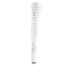 Cargar imagen en el visor de la galería, Tacones Pleaser DELIGHT-3022 Blanco Str Charol
