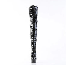 Cargar imagen en el visor de la galería, Tacones Pleaser DELIGHT-3023 Negro Str Charol
