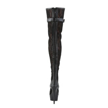 Cargar imagen en el visor de la galería, Tacones Pleaser DELIGHT-3025ML Negro Piel Sintética
