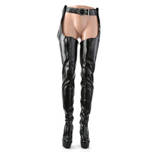 Carregar imagem no visualizador da galeria, Tacones Pleaser DELIGHT-5000 Negro Str Piel
