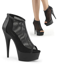 Cargar imagen en el visor de la galería, Tacones Pleaser DELIGHT-600-12 Negro Piel Sintética
