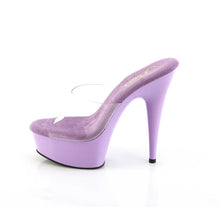 Cargar imagen en el visor de la galería, Tacones Pleaser DELIGHT-601 Transparente Lavanda
