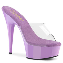 Cargar imagen en el visor de la galería, Tacones Pleaser DELIGHT-601 Transparente Lavanda
