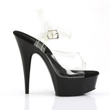 Carregar imagem no visualizador da galeria, Tacones Pleaser DELIGHT-608 Transparente Negro
