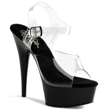 Carregar imagem no visualizador da galeria, Tacones Pleaser DELIGHT-608 Transparente Negro
