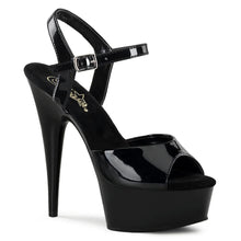 Carregar imagem no visualizador da galeria, Tacones Pleaser DELIGHT-609 Negro Charol

