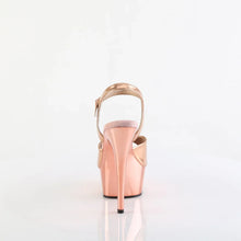 Load image into Gallery viewer, Tacones Pleaser DELIGHT-609 Oro Rosa Met.
