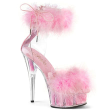 Cargar imagen en el visor de la galería, Tacones Pleaser DELIGHT-624F Transparente B. Rosa
