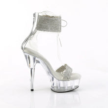 Carregar imagem no visualizador da galeria, Tacones Pleaser DELIGHT-627RS Transparente Plata
