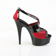 Carregar imagem no visualizador da galeria, Tacones Pleaser DELIGHT-652-1 Negro Charol Rojo
