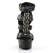 Load image into Gallery viewer, Tacones Pleaser DELIGHT-658 Negro Piel Sintética
