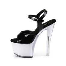 Carregar imagem no visualizador da galeria, Tacones Pleaser DISCOLITE-709 Negro Charol White

