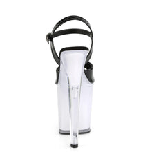 Load image into Gallery viewer, Tacones Pleaser DISCOLITE-809 Negro Charol White

