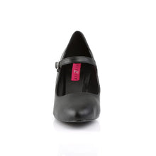 Load image into Gallery viewer, Tacones Pleaser Pink Label DIVINE-440 Negro Piel Sintética

