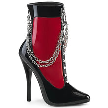 Cargar imagen en el visor de la galería, Botas Devious DOMINA-1033 Negro Rojo Charol
