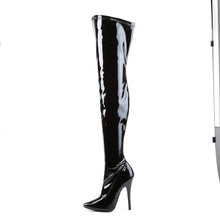 Load image into Gallery viewer, Botas Devious DOMINA-3000 Negro Str Charol
