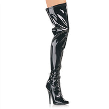 Load image into Gallery viewer, Botas Devious DOMINA-3000 Negro Str Charol
