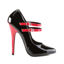 Carregar imagem no visualizador da galeria, Tacones Devious DOMINA-442 Negro Rojo Charol
