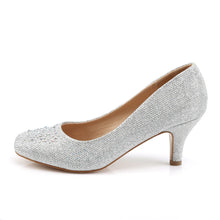 Carregar imagem no visualizador da galeria, Zapatos Fabulicious DORIS-06 Plata Purpurina Fabric

