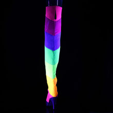 Load image into Gallery viewer, Botas Pleaser Pink Label DREAM-3012RBG Rainbow Purpurina
