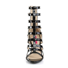 Load image into Gallery viewer, Botas Pleaser Pink Label DREAM-438 Negro Charol
