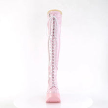Load image into Gallery viewer, Botas (Over the Knee) Demonia DYNAMITE-300 B. Rosa Stretch Holo
