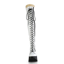 Load image into Gallery viewer, Botas (Over the Knee) Demonia DYNAMITE-300 Blanco Stretch Holo
