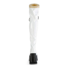 Load image into Gallery viewer, Botas (Over the Knee) Demonia DYNAMITE-300 Blanco Stretch Holo
