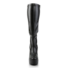 Load image into Gallery viewer, Tacones Pleaser ELECTRA-2000Z Negro Str Piel
