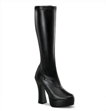 Load image into Gallery viewer, Tacones Pleaser ELECTRA-2000Z Negro Str Piel
