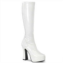 Load image into Gallery viewer, Tacones Pleaser ELECTRA-2000Z Blanco Str Charol
