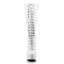 Load image into Gallery viewer, Tacones Pleaser ELECTRA-2020 Blanco Piel Sintética

