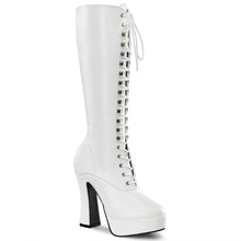 Load image into Gallery viewer, Tacones Pleaser ELECTRA-2020 Blanco Piel Sintética
