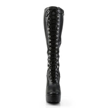 Load image into Gallery viewer, Tacones Pleaser ELECTRA-2023 Negro Str Piel
