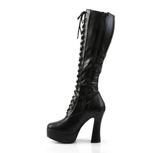Load image into Gallery viewer, Tacones Pleaser ELECTRA-2023 Negro Str Piel
