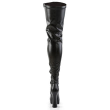Load image into Gallery viewer, Tacones Pleaser ELECTRA-3000Z Negro Str Piel
