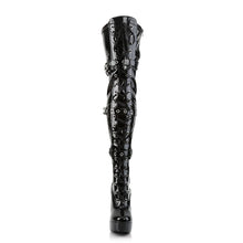 Load image into Gallery viewer, Tacones Pleaser ELECTRA-3028 Negro Str Charol
