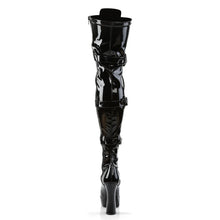 Load image into Gallery viewer, Tacones Pleaser ELECTRA-3028 Negro Str Charol
