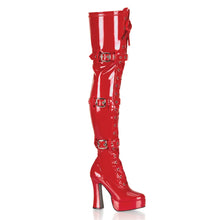 Load image into Gallery viewer, Tacones Pleaser ELECTRA-3028 Rojo Str Charol
