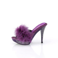 Carregar imagem no visualizador da galeria, Tacones Fabulicious ELEGANT-401F Morado Marabou Piel
