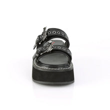 Load image into Gallery viewer, Sandalias Demonia EMILY-100 Negro Piel vegana

