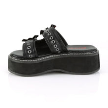Load image into Gallery viewer, Sandalias Demonia EMILY-100 Negro Piel vegana
