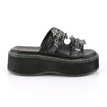 Load image into Gallery viewer, Sandalias Demonia EMILY-100 Negro Piel vegana
