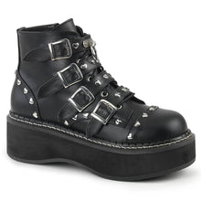 Carregar imagem no visualizador da galeria, Botines Demonia EMILY-315 Negro Piel vegana
