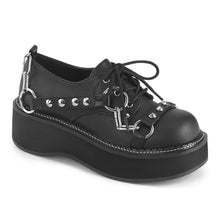 Load image into Gallery viewer, Zapatos con plataforma Demonia EMILY-32 Negro Piel vegana
