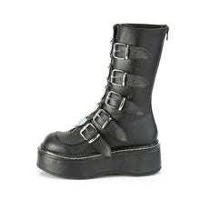 Load image into Gallery viewer, Botas Demonia EMILY-330 Negro Piel vegana
