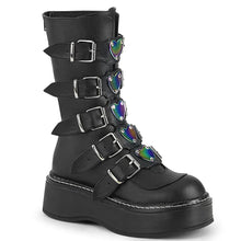 Load image into Gallery viewer, Botas Demonia EMILY-330 Negro Piel vegana
