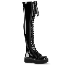 Load image into Gallery viewer, Botas (Over the Knee) Demonia EMILY-375 Negro Pat
