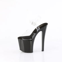 Load image into Gallery viewer, Tacones Pleaser ENCHANT-708 Transparente Negro
